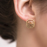 Tang Flower Stud Earrings - Shen Yun Shop