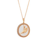 Divine Grace Fine Jewelry Pendant - White Mother of Pearl