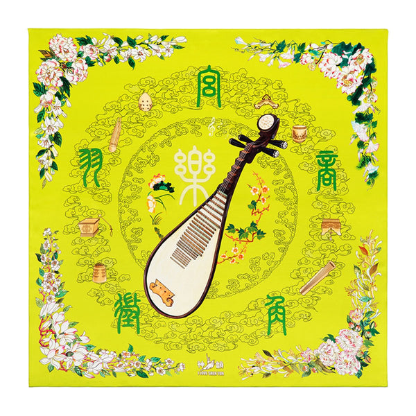 Celestial Melody -- Pipa Silk Scarf - Shen Yun Shop